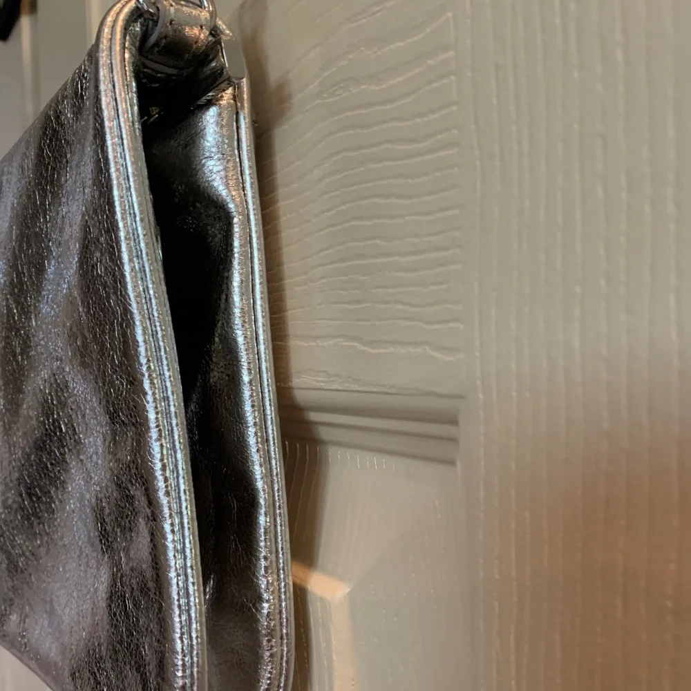 Tory Burch Silver Leather Handbag